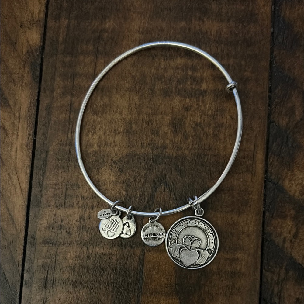 Alex and Ani - Irish Silver Charm Bangle Bracelet